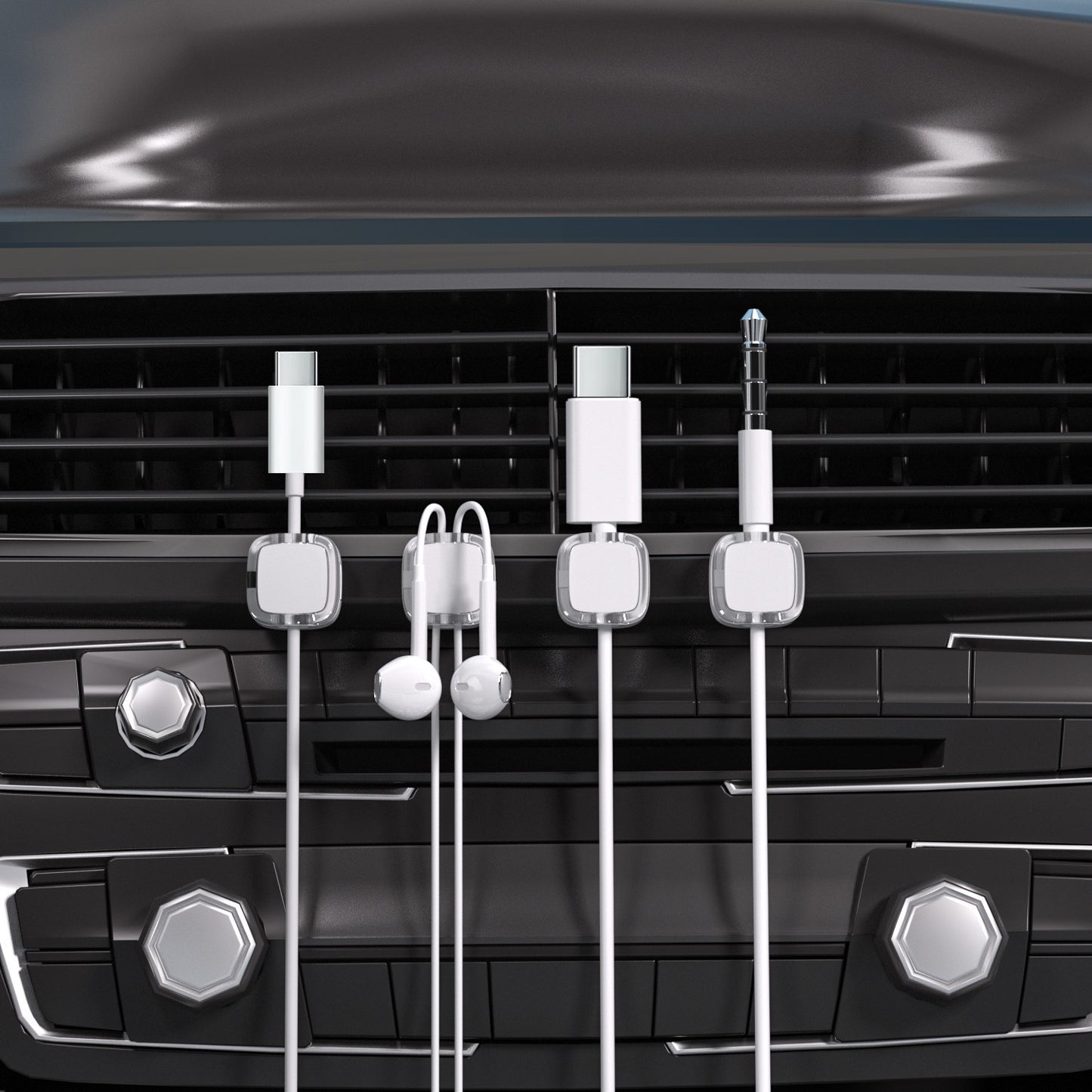 Magnetisk kabelhållare - organisera sladdar