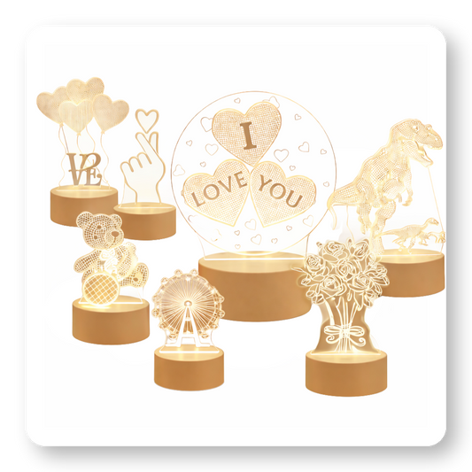 3D Illusion LED-lampa