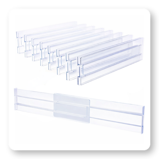 Justerbara lådindelare för flexibel organisering