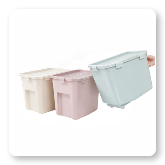 Förvaringsbox på hjul